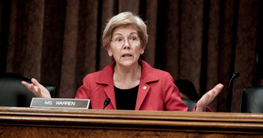 Warren calls for Fed chair Powell to lower ‘astronomical’ interest rates