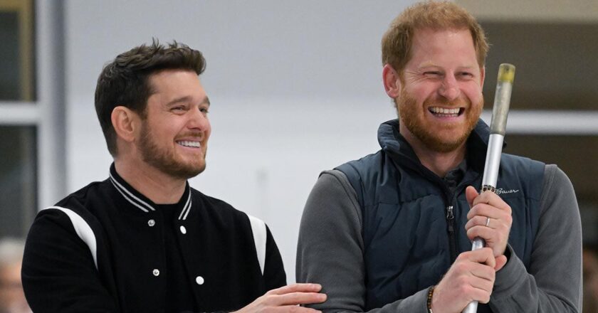 Prince Harry serenaded by Michael Bublé as ‘visionary’ who’s ‘winning your way’ in reworking of Sinatra hit