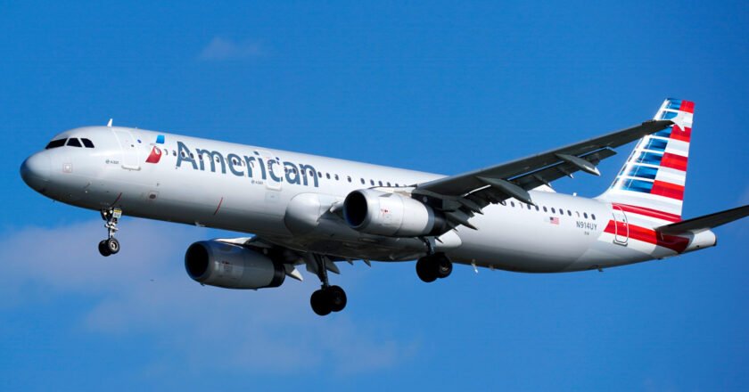 American Airlines flight aborts take-off after tire issue on runway