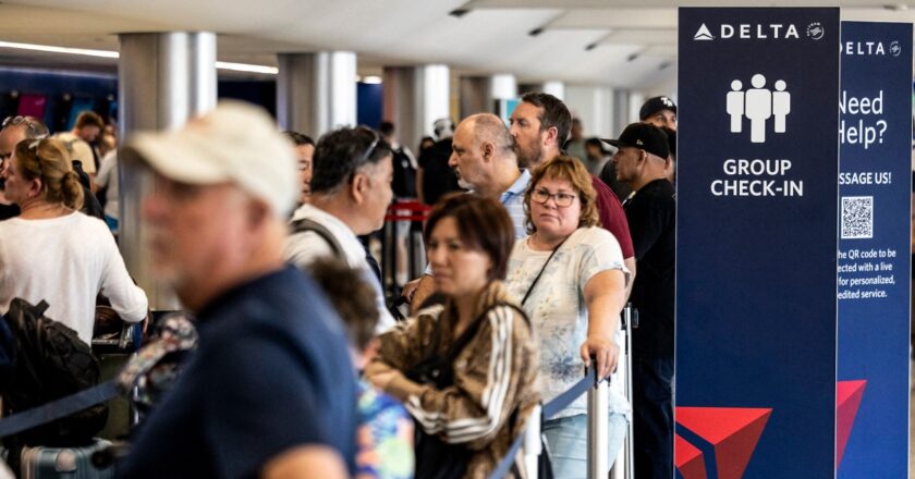 Delta cancels hundreds more flights as recovery from global CrowdStrike-Microsoft outage lags