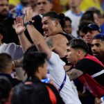 Massive brawl breaks out as Uruguay players rush Colombian fans in stands after Copa América semifinal loss