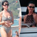 Katy Perry, Orlando Bloom sizzle at world-famous beach club for rich and famous