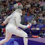 Egyptian fencer Nada Hafez on ‘fair share of challenges’ she faces competing at Paris Olympics while pregnant