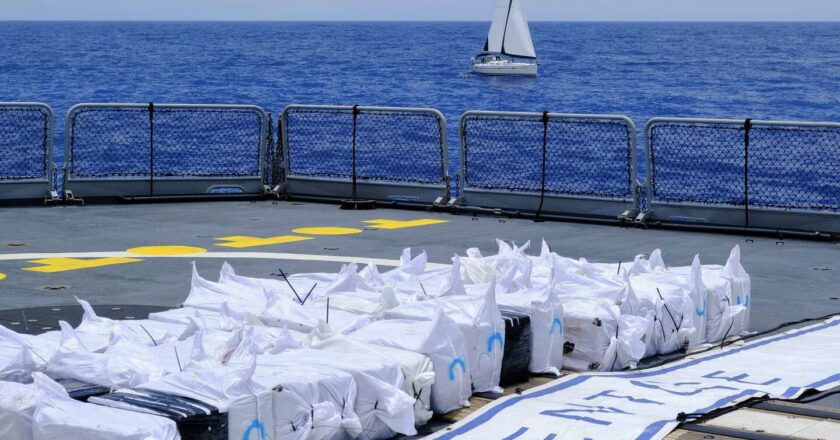au large des Antilles, des saisies de cocaïne toujours plus importantes