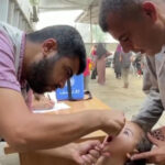 Polio vaccination effort goes on as Israeli strikes continue in Gaza