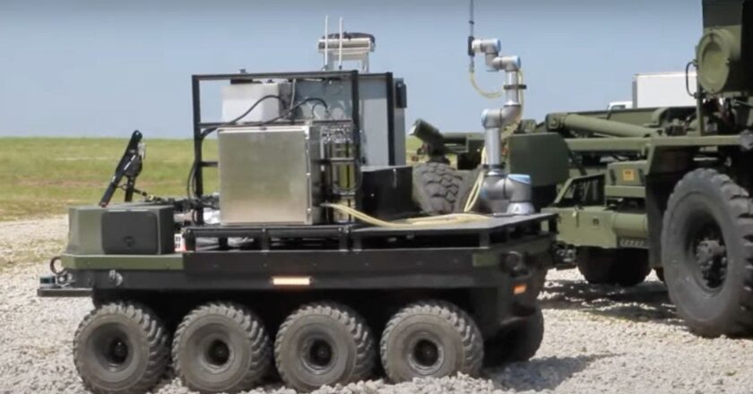 The military robot protecting soldiers from chemical, biological dangers