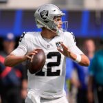 Raiders quarterback Aidan O’Connell out for next 4-6 weeks after fracturing thumb: reports