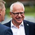 Vikings fan Tim Walz discusses security concerns about his Lambeau visit, praises head coach Kevin O’Connell