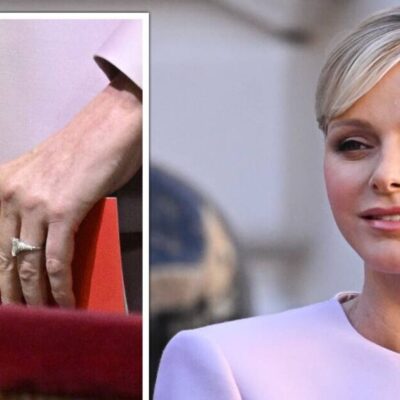 Princess Charlene turns heads in lilac as she dons rarely-seen £54,000 engagement ring | Royal | News