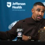 Eagles’ Jalen Hurts gives curious answer about clearing concussion protocol in win over Commanders