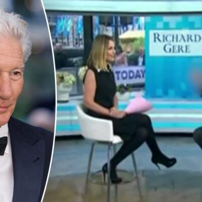 Richard Gere flashes middle finger during morning show interview