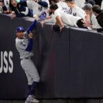 Dodgers’ Mookie Betts shares message to Yankees fans who tried to pry ball out of his glove in World Series