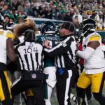 Eagles, Steelers players get into skirmish as rivalry game between title contenders heats up