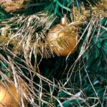 Tinsel on a tree used to be a sign of wealth, as it was made with strips of real silver