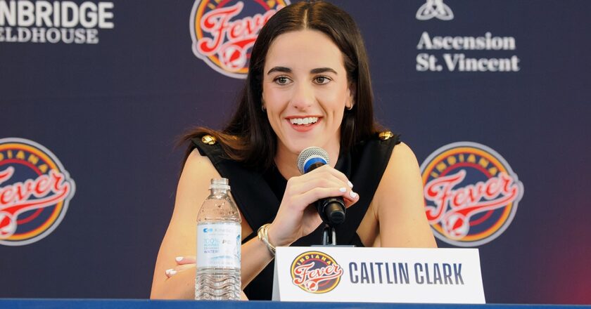 Caitlin Clark says she first started receiving college recruitment letters in 7th grade