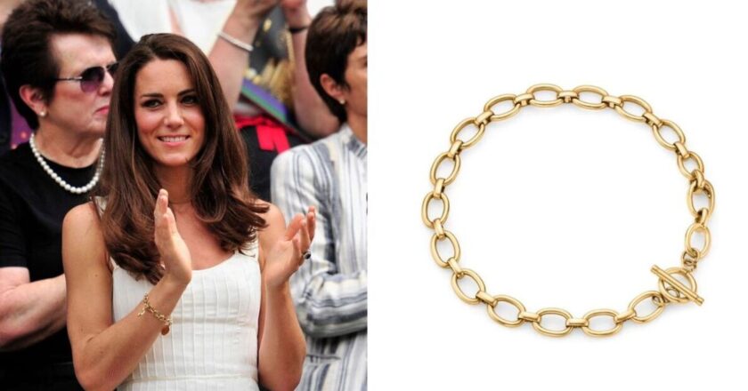 Queen Camilla gifted Princess Kate a chain bracelet – buy similar at Abbott Lyon for £55 | Royal | News