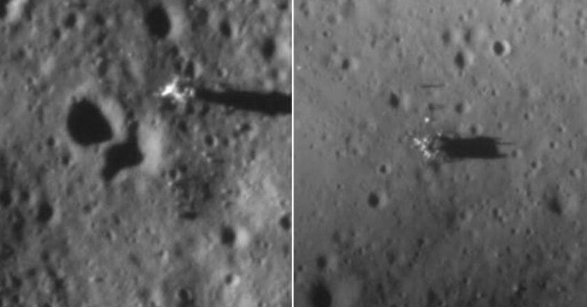 Orbiter photos show lunar modules from first 2 moon landings more than 50 years later