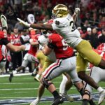 Notre Dame draws back-to-back running into the kicker penalties to open Sugar Bowl