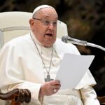 Pope Francis shares message from hospital bed while in critical condition