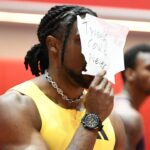 Olympics star Noah Lyles taunts NFL wide receiver Tyreek Hill after winning sprint