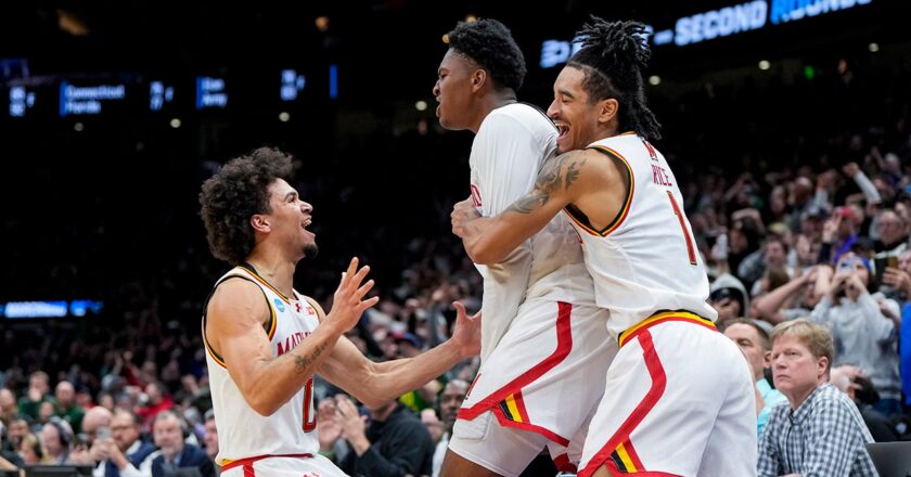 March Madness: Maryland’s Derik Queen hits buzzer beater vs Colorado State