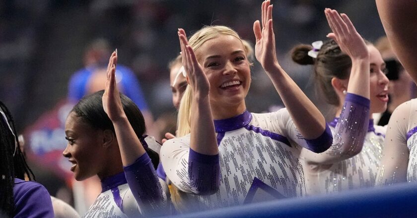 LSU Tigers: Olivia Dunne celebrates gymnastics team’s SEC title