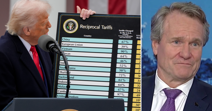 Bank of American CEO says Trump trade deals will do a lot to ‘calm the market’
