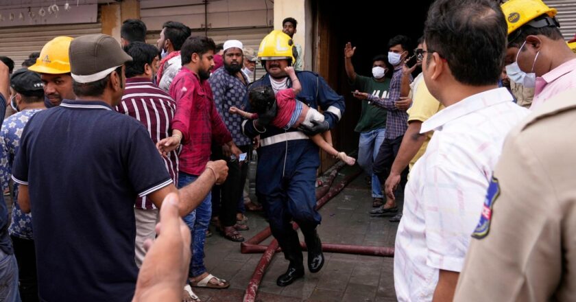 En Inde, l’incendie d’un immeuble à Hyderabad fait au moins 17 morts