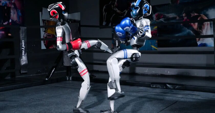Robot combat tournament in China showcases Unitree G1’s martial arts abilities