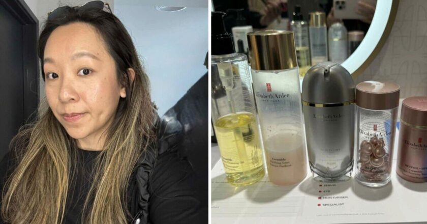 I had an Elizabeth Arden Ceramide facial and left with an instant glow