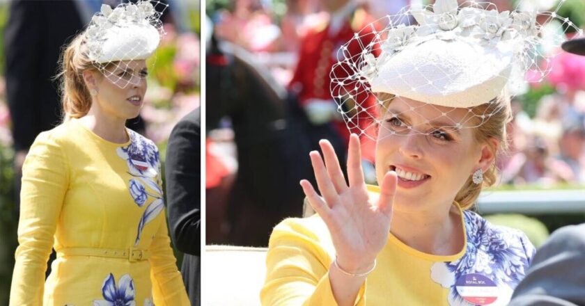 Princess Beatrice is a ray of sunshine in bright yellow as she arrives at Royal Ascot | Royal | News