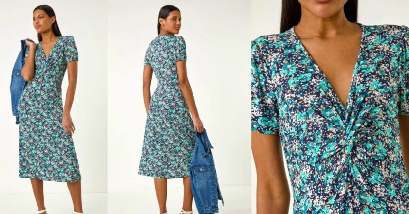 Roman’s ‘very flattering’ floral summer dress ‘doesn’t crease’