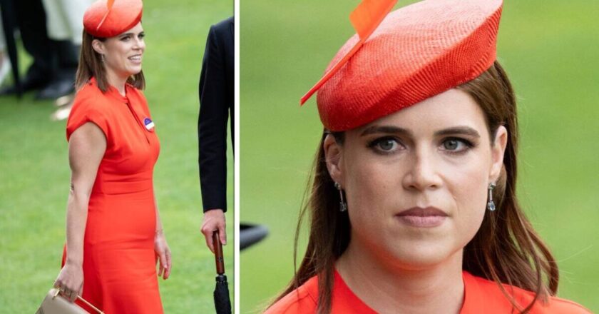 Princess Eugenie steals spotlight in striking £199 dress for final Ascot day with husband | Royal | News