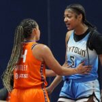 Sky’s Angel Reese involved in heated moment with Sun players