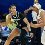 Angel Reese swipes WNBA rookie during game