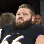 Ravens’ Ben Cleveland’s wife denies adultery claims in divorce filing