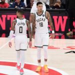 Bucks teammates Damian Lillard, Kyle Kuzma engage in playful boxing challenge
