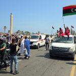 la caravane Soumoud revient dans la zone de Misrata en Libye