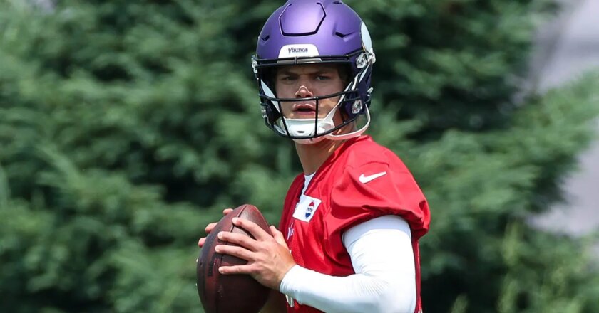 Vikings’ TJ Hockenson praises rookie QB JJ McCarthy’s ‘insane arm talent’