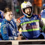 IndyCar drivers Josef Newgarden and Louis Foster collide