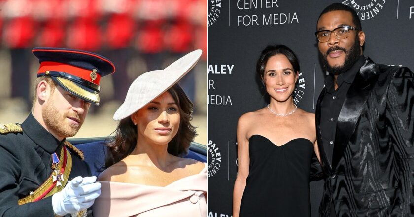 Prince Harry, Meghan Markle criticized for not defending Tyler Perry