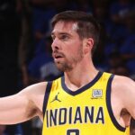 Pacers’ TJ McConnell consoled by team staff after devastating Finals defeat