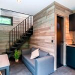 German prefab tower offers 3-story tiny home living with skyline views