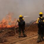 les pompiers progressent face au Madre Fire, plus de 32 500 hectares déjà ravagés