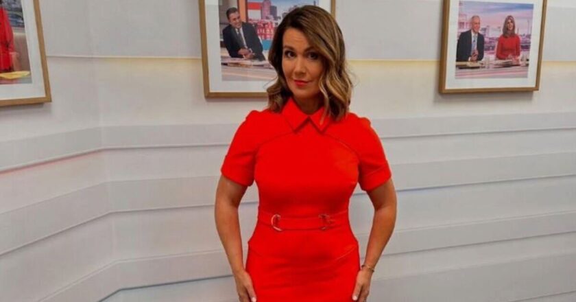 Susanna Reid wears striking red dress and it’s on sale