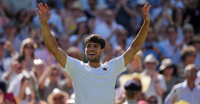 Carlos Alcaraz eyes third straight Wimbledon title after defeating Taylor Fritz