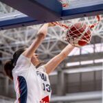 Alicia Tournebize, 17, dunks for France in win over Belgium