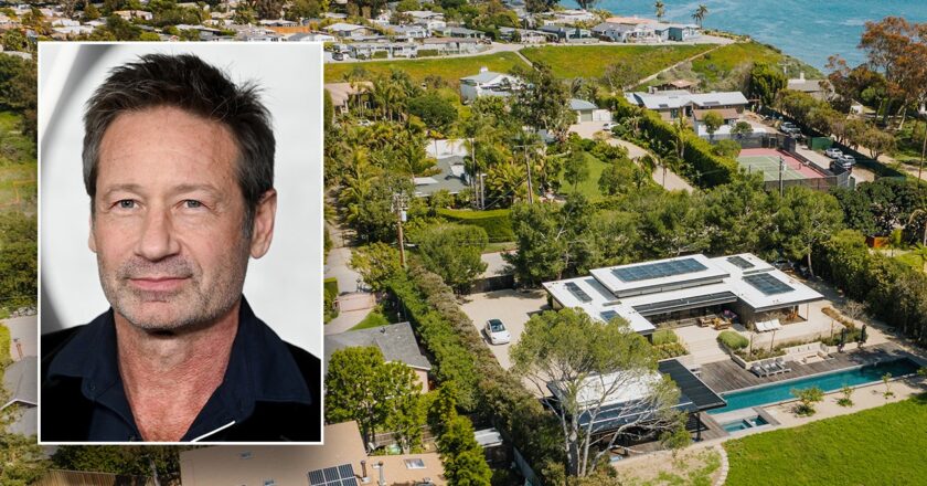 ‘X-Files’ star David Duchovny sells LA home with train caboose for nearly $11M