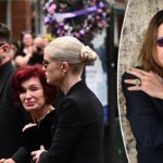Sharon Osbourne cries as thousands of fans gather for Ozzy’s final farewell