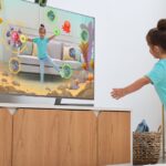 The LeapMove is a gamified camera designed to get kids off the couch